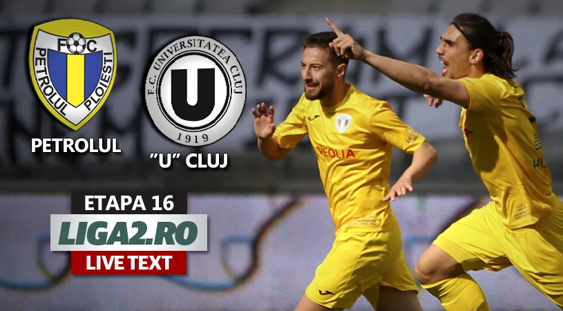 Petrolul câștigă derby-ul cu ”U” Cluj și încheie anul detașat în fruntea Ligii 2, fiind și calificată matematic în play-off