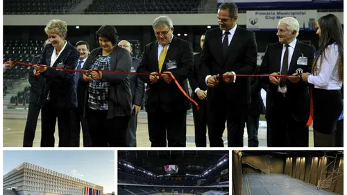 FOTO | Sala Polivalentă din Cluj a fost inaugurată oficial. 70 de milioane lei în 