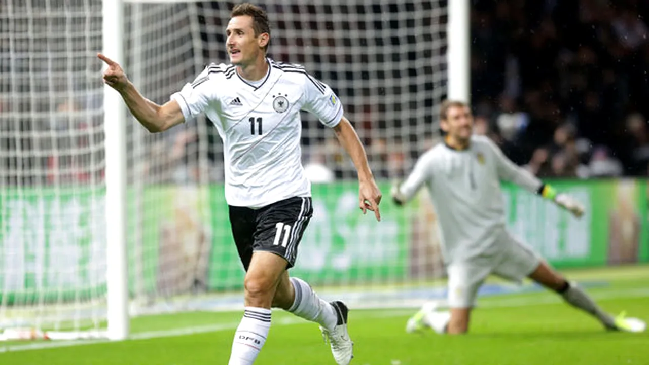 Klose, la doi pași de a deveni noua legendă a fotbalului german!** Olanda îl poate ajuta să își vadă visul cu ochii