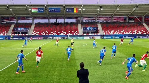 Adrian Mutu, nemulțumit de prima repriză din meciul Ungaria U21 – România U21: „Haideți, am intrat moi!” + schema secretă de la antrenament încercată la meci | EXCLUSIV