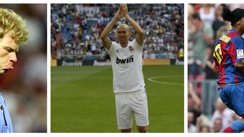 5 lucruri pe care nu le știai despre Kahn, Hamman, Ronaldinho, Zidane și Giggs