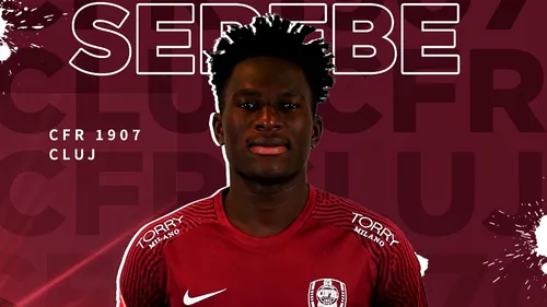 CFR Cluj l-a prezentat pe „noul Drogba”, un internațional din Coasta de Fildeș care promite să rupă plasele în Superliga! E al doilea transfer al zilei oficializat de ardeleni