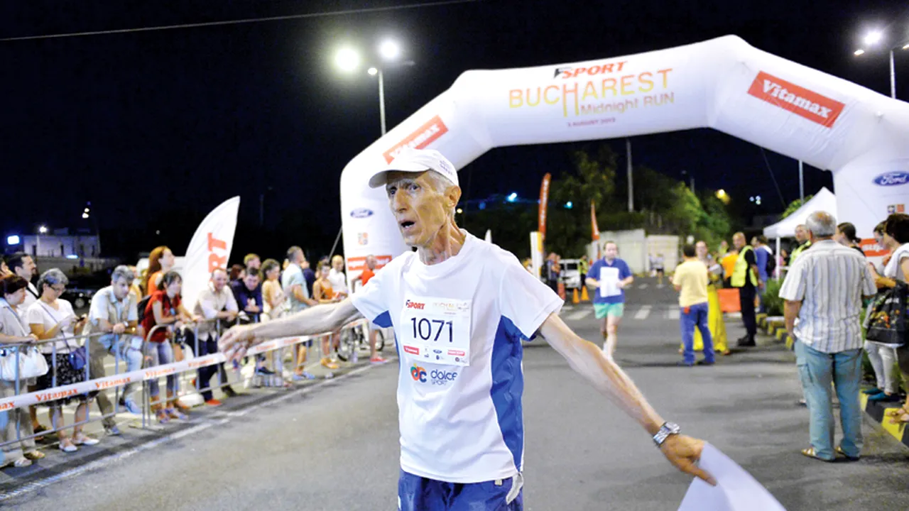 Ca la 20 de ani! Sdrulea Nicolae a fost cel mai vârstnic participant la Midnight Run