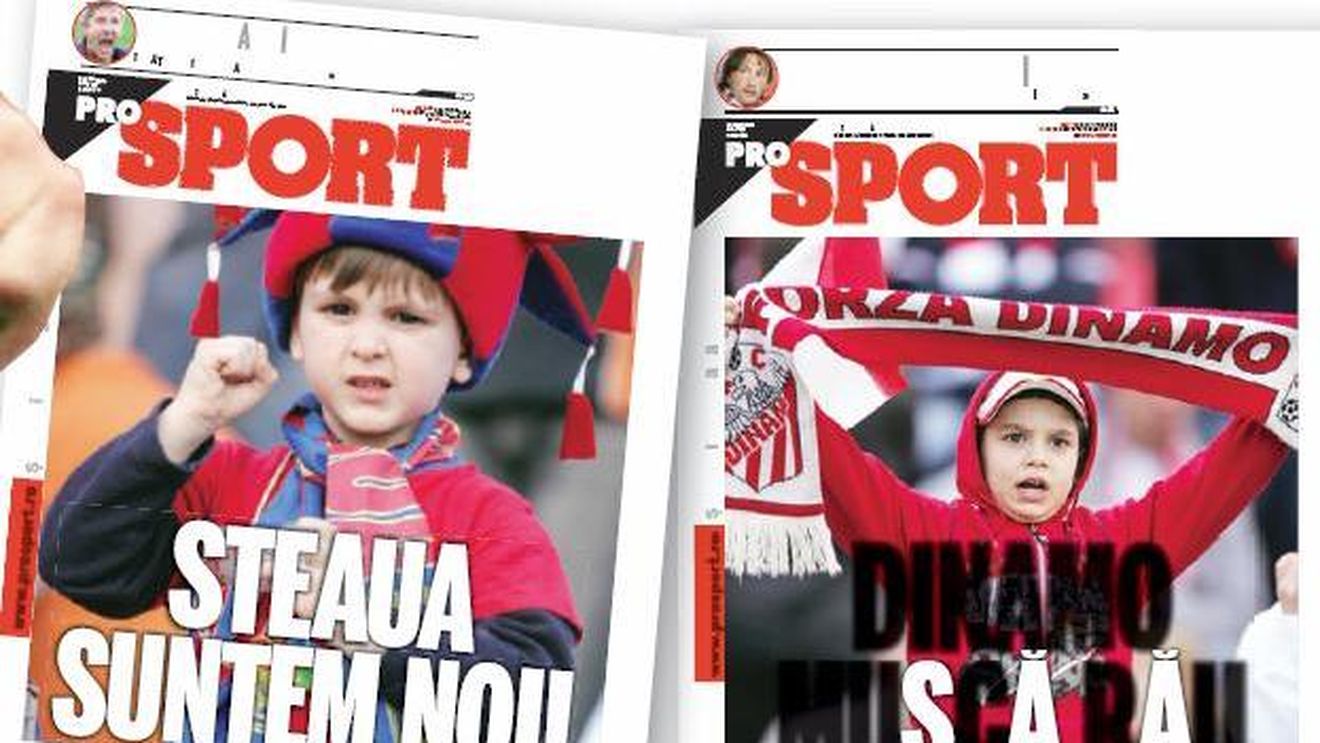 UNICUL DERBY! Nu rata azi** supersuplimentul pentru Steaua-Dinamo!