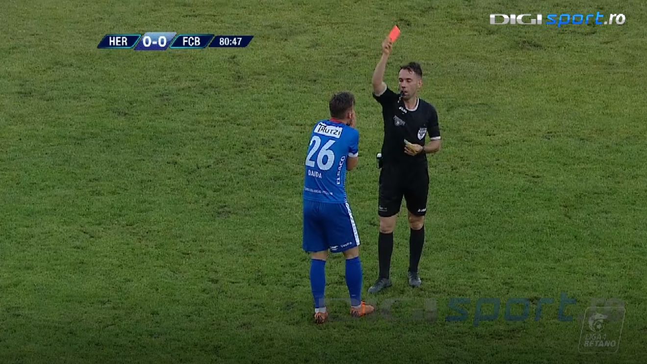 Meci dezastruos pentru noul jucător al FCSB-ului! A intrat pe teren, dar după 7 minute a fost eliminat