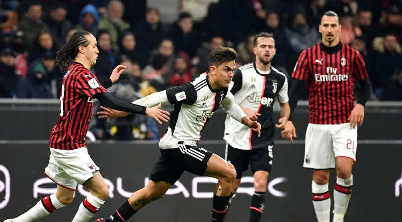 Juventus - Milan 0-0 | Video Online în semifinalele Cupei Italiei. Ronaldo a ratat un penalty