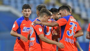 Gloria Buzău - FCSB 1-5 | Vicecampioana, victorie spectaculoasă înainte de startul sezonului 2021 - 2022 | GALERIE FOTO