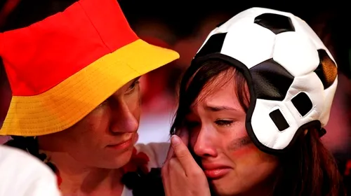 VIDEO Berlinul, redus la tăcere de golul lui Puyol! Germanii în lacrimi după înfrângerea cu Spania!