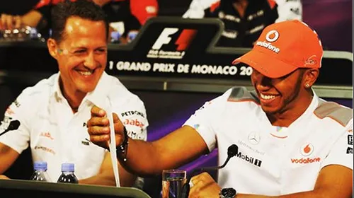 Mesajul emoționant al lui Hamilton pentru Michael Schumacher, după ce i-a egalat un record