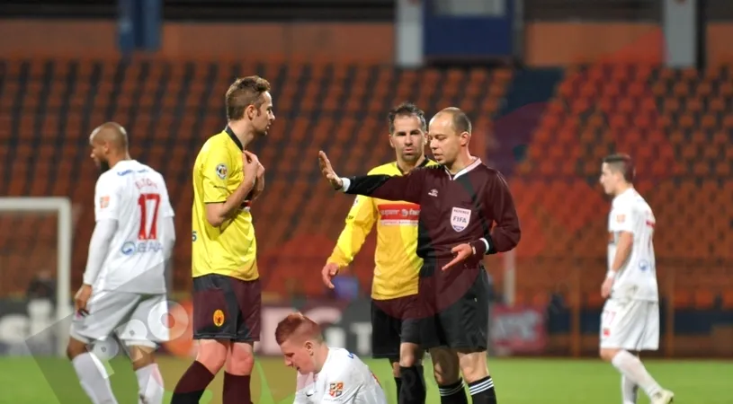 Nemțenii s-au luat la vestiare de arbitrul Marius Avram pentru prestația de la  Ceahlăul - Dinamo. Ce faze au incriminat elevii lui Bondrea