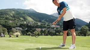 Răducan și-a încercat talentul la golf!** "Eram fascinat de Tiger Woods!"