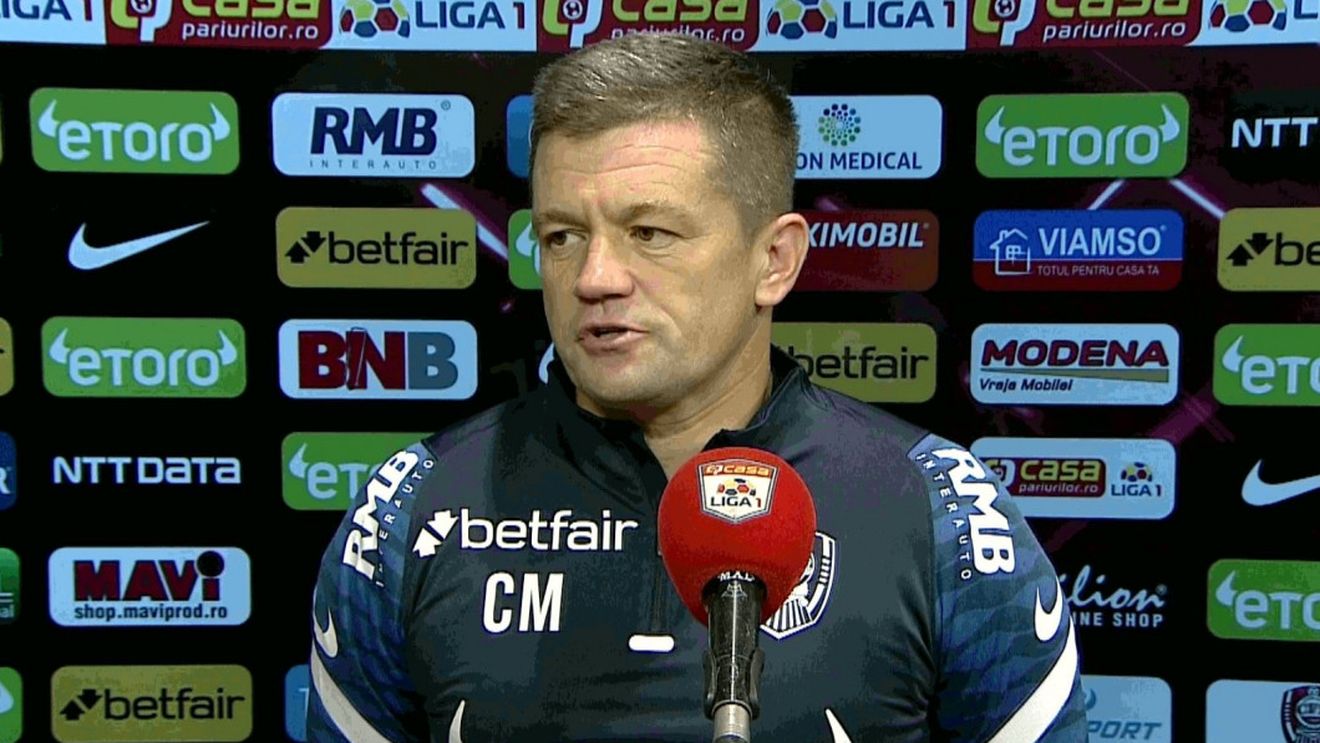 Dan Petrescu a pregătit meciul cu FCSB. Antrenorul de la flash-interviu, Cristian Moldovan, recunoaște: „M-am consultat cu el”
