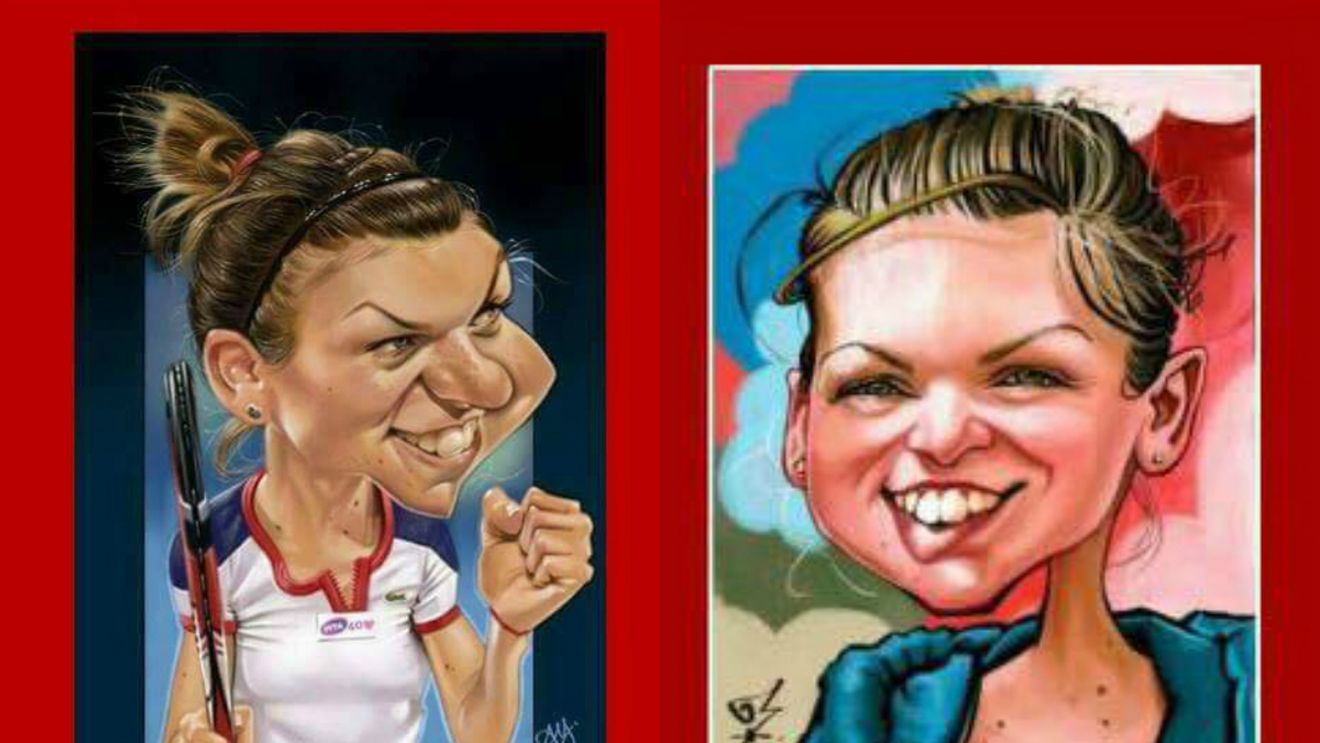 GALERIE FOTO | Simona Halep, în imaginația caricaturiștilor din întreaga lume! Expoziție extraordinară dedicată jucătoarei de tenis 