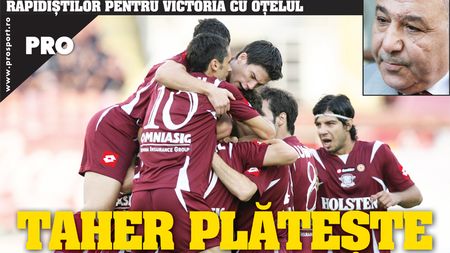 La Rapid, Taher plateste