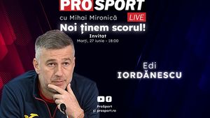 Selecționerul naționalei României, Edward Iordănescu, vorbește în exclusivitate la ProSport Live!