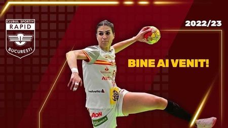 Încă o jucătoare din naționala Spaniei a semnat cu Rapid! Liderul din campionatul intern la handbal feminin continuă să transfere la foc automat