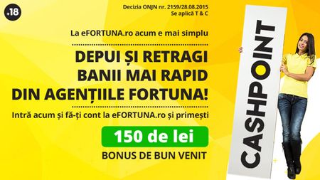 (P) La Fortuna pariezi online, fără card bancar