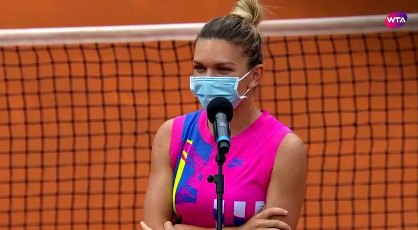 Simona Halep, declarație emoționantă după meciul cu Karolina Pliskova. „Să ne vedem în finala de Roland Garros”. Ce mesaj le-a transmis fanilor din tribune | VIDEO