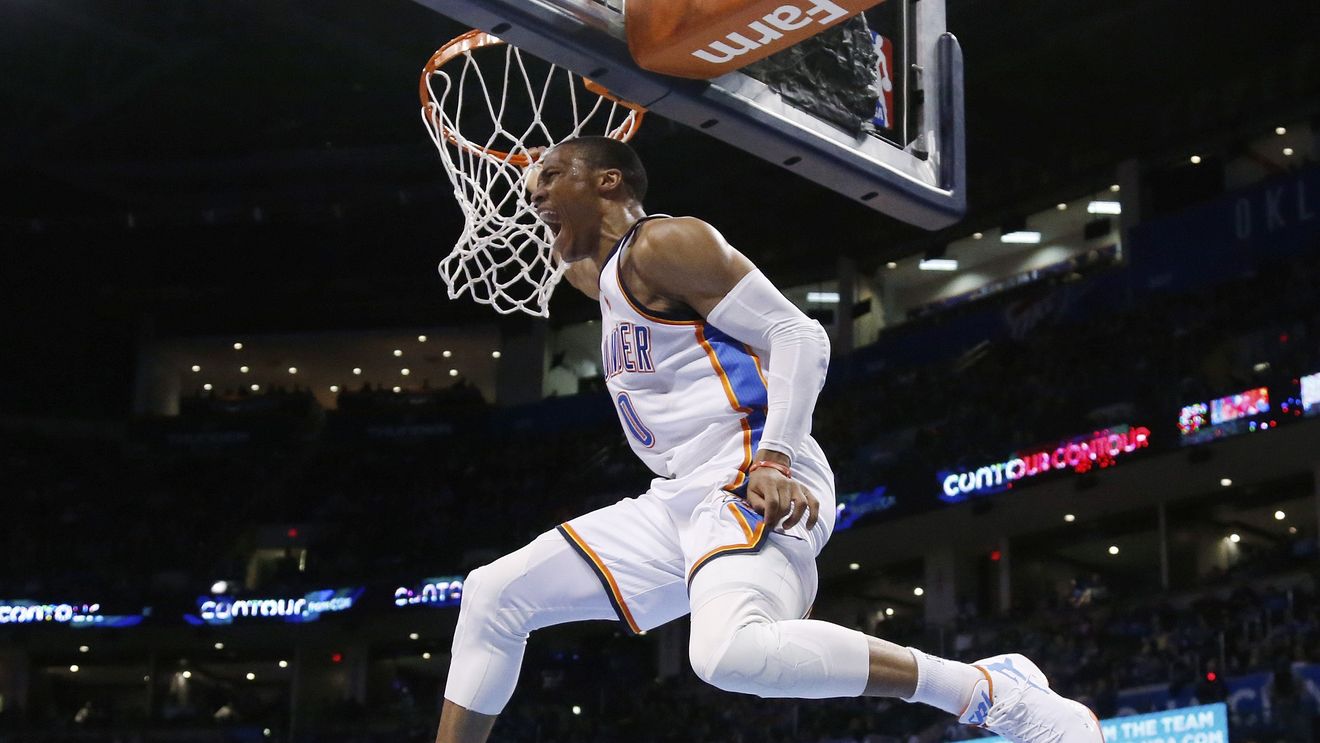VIDEO | Incredibil, dar adevărat! Russell Westbrook a intrat în istoria NBA, cu al patrulea triple-double consecutiv! Doar Michael Jordan și Magic Johnson au mai reușit asta