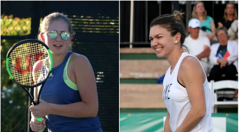 Halep a înfruntat-o pe Ostapenko la un turneu caritabil, iar letona și-a confirmat renumele de divă răzgâiată. Simona a avut un aliat de nădejde: 