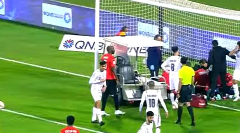 Momente șocante în Qatar! Un jucător s-a prăbușit pe gazon și a avut convulsii sub privirile lui James Rodriguez. Imagini cu impact emoțional | VIDEO