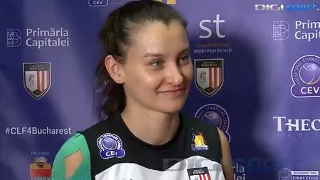 Liniște! Vorbește căpitanul echipei Alba Blaj: "Am plecat cu ultima șansă în acest Final Four. Cred că tocmai aceasta fost însă avantajul nostru"