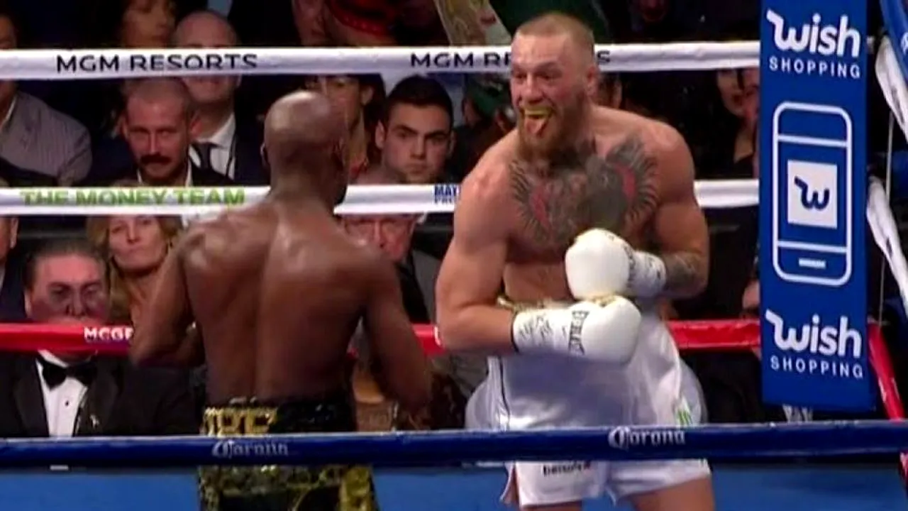 Mayweather l-a lovit pe McGregor și cu vorba în meciul secolului. Cuvintele 