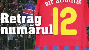 Steaua retrage numărul 12