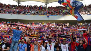 Mai puțini fani decât la meciul cu Vardar? Câte bilete a vândut Steaua pentru disputa cu Dinamo Tbilisi