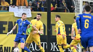 Mihai Popescu l-a desfigurat pe Edin Dzeko. Atacantul Bosniei a postat o imagine cu chipul lui, după lovitura fotbalistului FCSB