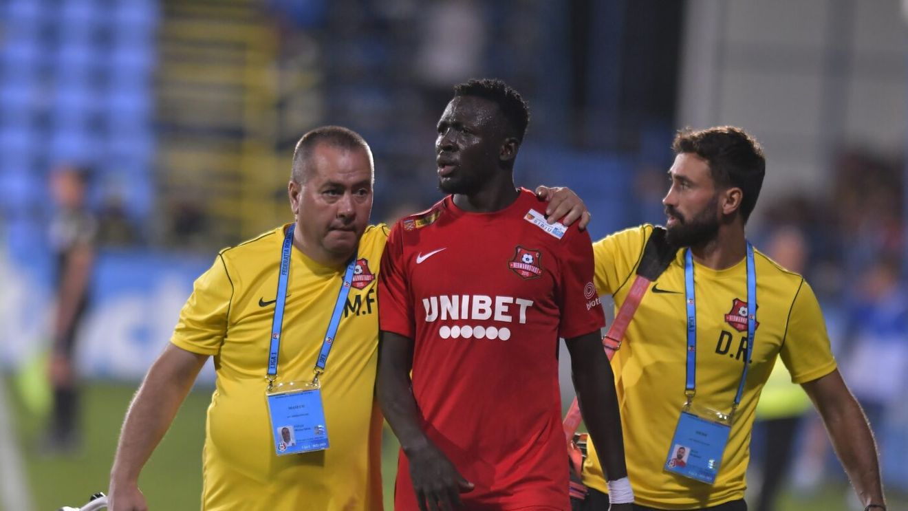 S-a „rupt” Baba! Nici nu s-a uscat semnătura pe contractul cu FCSB că Alhassan a suferit deja o accidentare