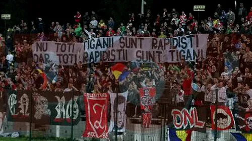 Dinamo se delimitează de fanii rasiști** „Suntem străini de asemenea atitudini!”