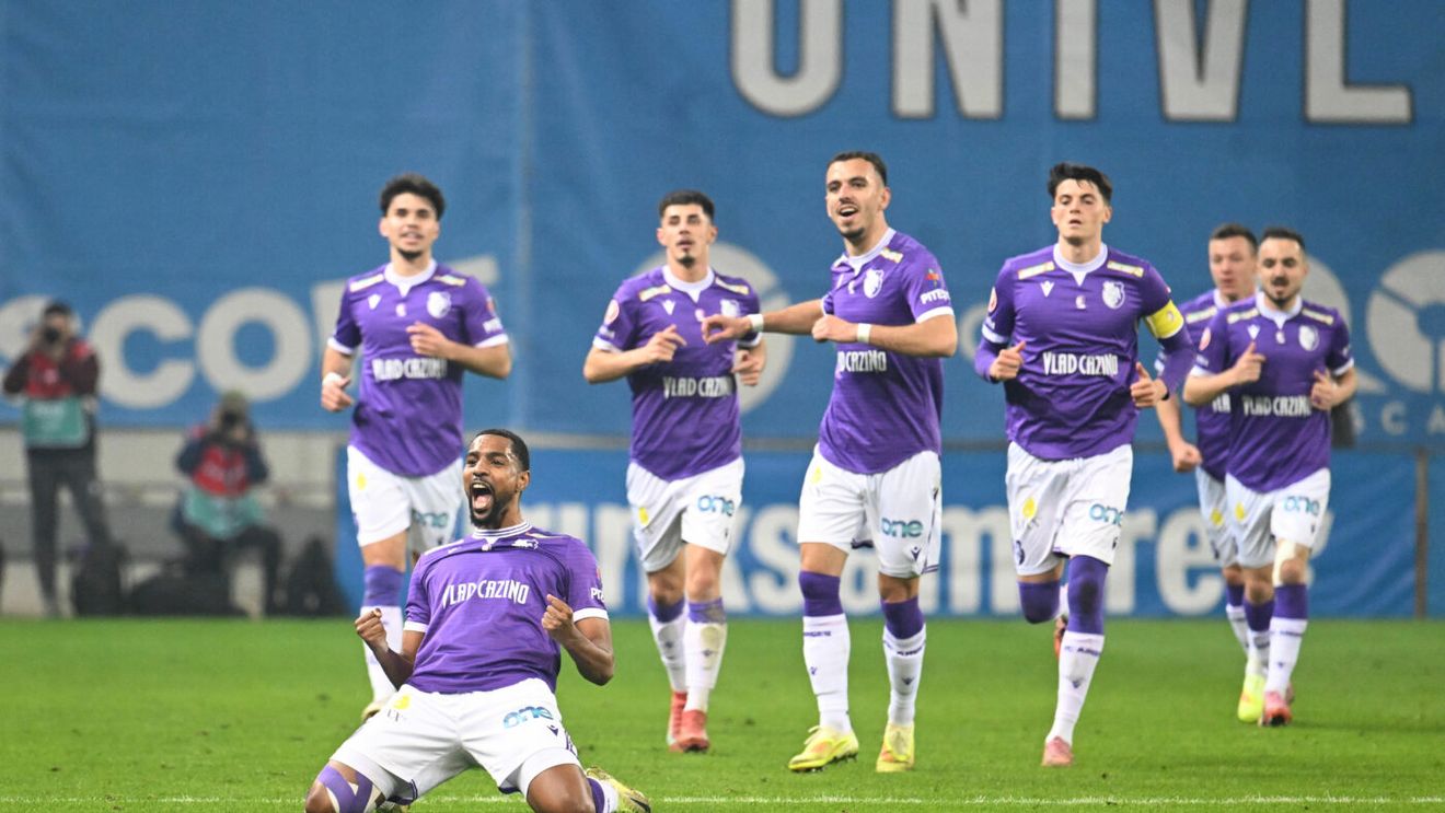 Universitatea Craiova - FC Argeș 0-1, în etapa 1 din play-off-ul Superligii. Oltenii revin printre pământeni: pot pierde locul 1 la finalul etapei!