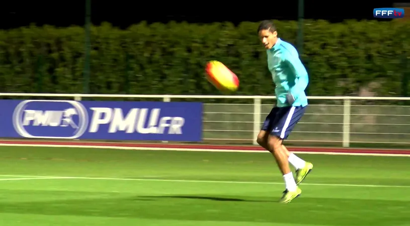 Cât de tehnic este Varane! VIDEO | Faza reușită la antrenamente de fundașul Realului