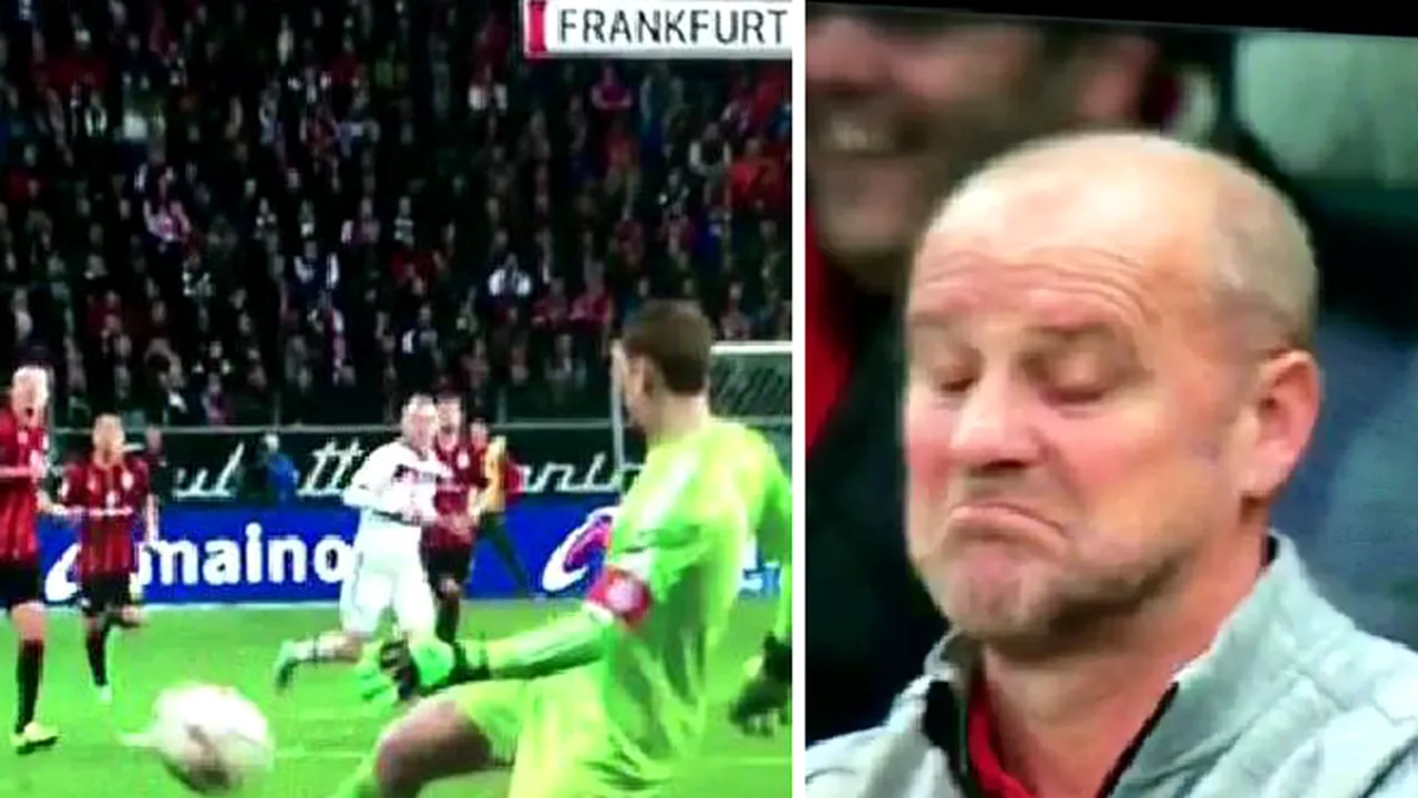 VIDEO GENIAL | Ce face Neuer când primește o pasă dificilă în afara careului. Antrenorul lui Eintracht a fost impresionat