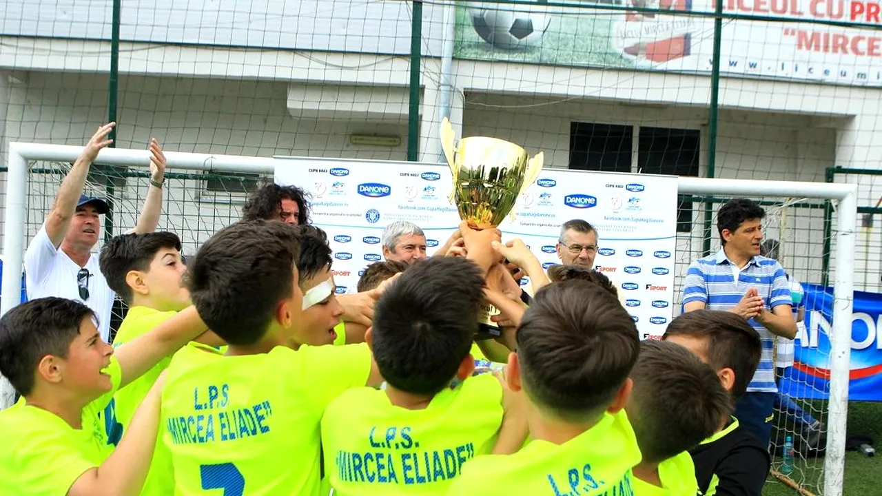 LPS Mircea Eliade este campioana Bucureștiului la Cupa Hagi Danone