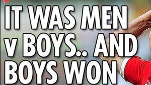 "Băieți vs bărbați în Germania - Anglia! Băieții s-au impus"