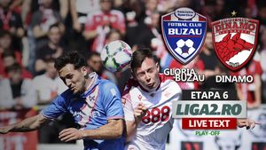 Dinamo revine de la 0-2, remizează în Crâng și rămâne în clasament peste Gloria Buzău. Arbitrajul lui Moroiță, unul dezastruos, pro Dinamo