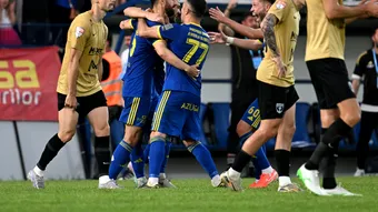 Bărăganul petrece în Superliga! După hocus-pocus Metaloglobus, echipa pribeagă Unirea Slobozia întoarce magic barajul cu FC Voluntari și se agață la penalty-uri de primul eșalon