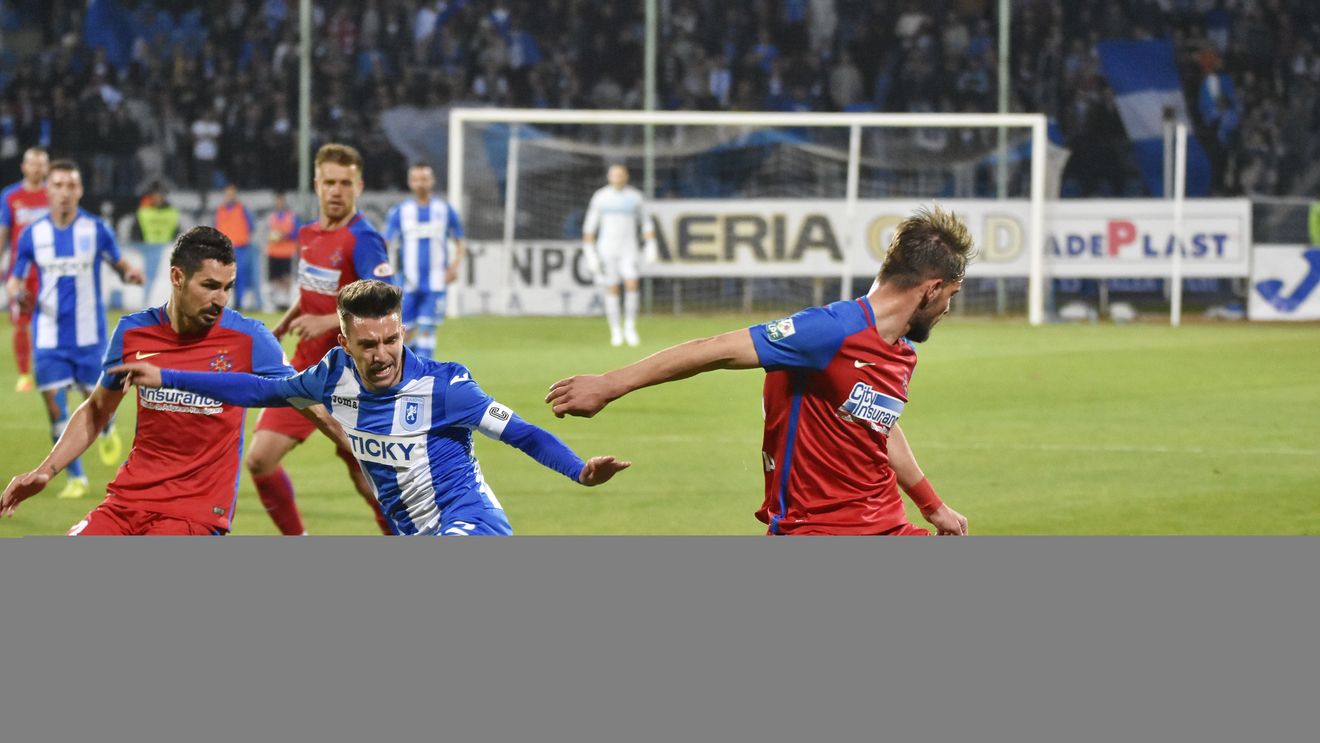 Universitatea Craiova - FCSB se joacă duminică 28 noiembrie de la ora 20.30 + Programul complet al etapelor 17 și 18