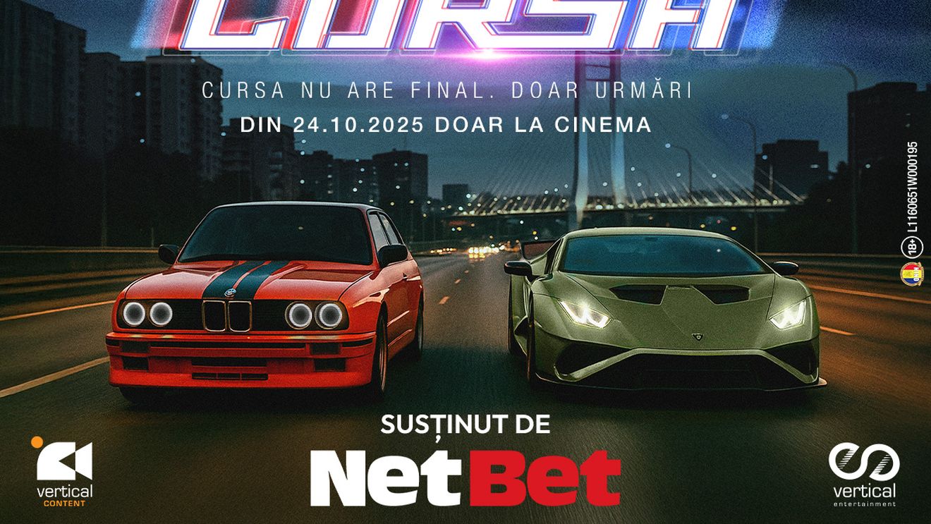 (P) Filmul românesc „Cursa” se lansează în cinematografe pe 24 octombrie, inclusiv în format 4DX