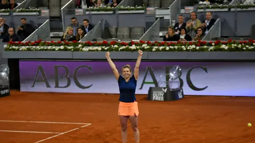 Fenomenala Halep! SIMONA CAMPEONA își apără trofeul de la Madrid, după o finală de vis cu Mladenovic! Ilie Năstase și Ion Țiriac au premiat-o pe sportiva care ajunge la 15 titluri în carieră