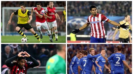 Etapa derby-urilor în Ligă. Arsenal - Borussia 1-2, Milan - Barcelona 1-1, Schalke - Chelsea 0-3. Toate rezultatele