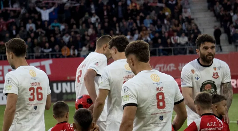 Probleme de lot la FC Hermannstadt înainte de turul barajului cu FC Voluntari: doi jucători au părăsit echipa, cinci sunt accidentați. Dorinel Munteanu: ”Avem un lot de 16”