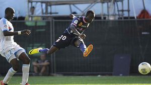 Sougou a deschis scorul pentru Evian, dar Ol. Marseille s-a impus cu 2-1! Dan Nistor nu a făcut parte din lot