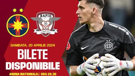 Cât costă biletele la meciul FCSB – Rapid. Echipa lui Gigi Becali ar putea deveni campioană matematic la acel joc