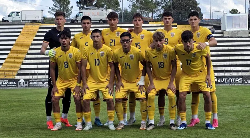 România U18 a pierdut și meciul cu Portugalia. Dulcea a început tot cu trei jucători din Liga 2 în primul 11, însă nu și cu portarul care a luat patru goluri de la Spania