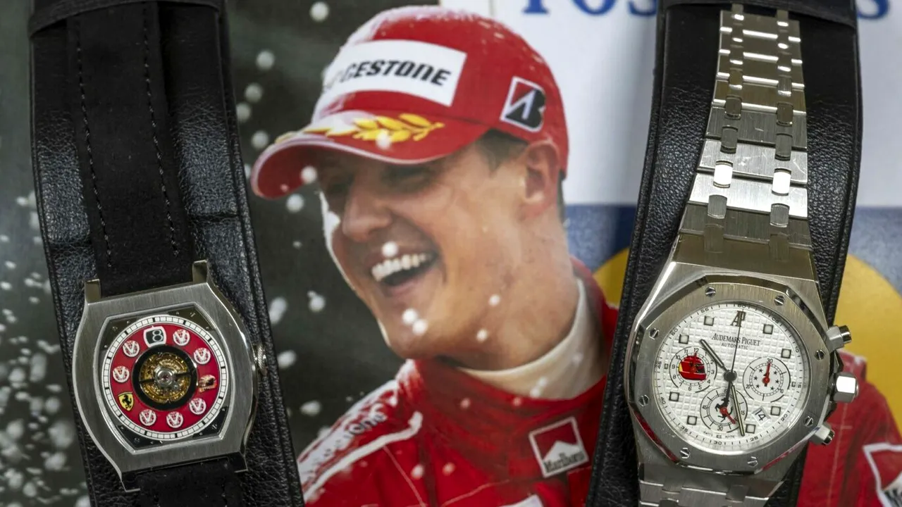 Nevasta lui Michael Schumacher, gest disperat pentru a strânge banii pentru tratamentul de 135.000 de euro pe săptămână! La cât sunt evaluate ceasurile pilotului german pe care le-a scos la licitație: unul are un preț colosal!