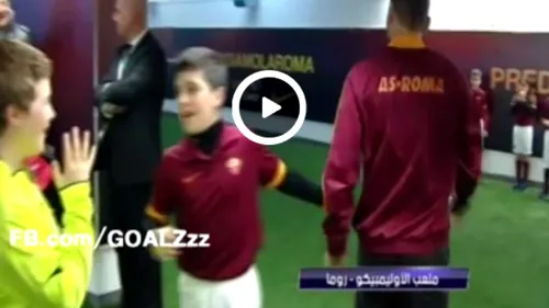Incredibil ce înseamnă Totti pentru Roma. VIDEO | Reacție emoționantă a unui puști, după ce a fost salutat de căpitan