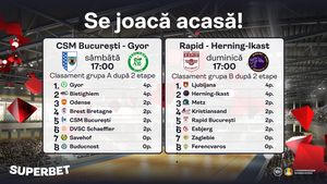Liga Campionilor la handbal feminin: etapa a treia se joacă acasă
